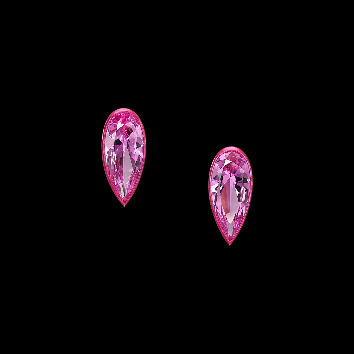 Fuchsia Bleeding Heart Studs